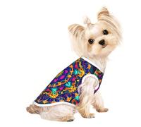 Medium Pet Breathable Sleeveless T-Shirt - Soft Mandala Pattern Print Stretchy Vest, Fits Small to Medium Pets
