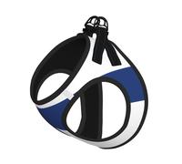 Medium Pet Leash Vest & Dog Finnish Flag Print Harness Set â€“ Soft, Light, Breathable Mesh for Small Dogs & Cats