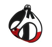 Medium Pet Leash Vest & Dog Flag of Gibraltar Print Harness Set â€“ Soft, Light, Breathable Mesh for Small Dogs & Cats