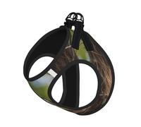 Medium Pet Leash Vest Dog Harness - Small Sized Birds Nest Print Leash Set with Buckle, Canine Companion Outdoor Travel Gear