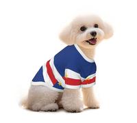 Medium Pets Dogs T-Shirt, Flag of Cape Verde Print Cats Cotton Sweatshirts, for Chihuahua Yorkie Puppy Clothes Short Sleeve