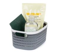 Medium Plastic Storage Basket, Kitchen And Bathroom Home Organiser - Set Of 3