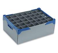 Medium Prosecco Champagne Glassware Storage Box | Glass max. width 65mm, Glass max. height 195mm | Including Lid | 35 Cells