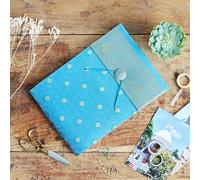 Medium Sari Fabric Photo Album Paper High Blue One Size