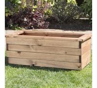 Medium Scandinavian Redwood Garden Planter Trough