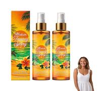 Medium Self Tanning Spray, Self Tanning Mist For Face & Body, Lightweight Sunless Tanning Spray, Gradual Natural Looking Glow, Creates A Natural Medium Bronze Finish, For All Skin Types (2PC)