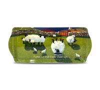 Medium Serving Tray by Thomas Joseph - Time To Put Ewer Feet Up - Funny Sheep Gift