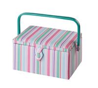 Medium Sewing Basket Stripe 18.5 X 26 X 15Cm - Sewing Online Ga1122M