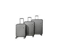 Medium Size Hardshell Luggage Textured Grey, Spinner Wheels, Trolley Case 68x46x28 cm