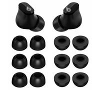 Medium Size Replacement Memory Foam Compatible with Beats Fit Pro/Studio Buds + Ear Tips, Cancel Noise Fit in Case Comfortable No Silicone Pain for Beat Fit Pro/Studio Buds - Foam Black