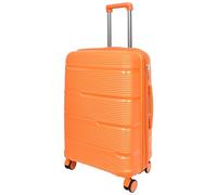 Medium Size Suitcase Hard Shell Four Wheel Expandable Luggage Pathfinder Orange