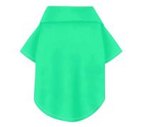 Medium Spring Green Solid Color Pure Plain Summer Dog Shirt Vest Button Up Lightweight and Breathable Pet Clothes Puppy Clothes Perfect for Everyday Wear, and Photoshoots