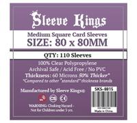 Medium Square Card Sleeves 80mm x 80mm (110)