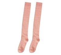 Medium Stockings Pure Color Socks Heap Heap Socks Map Stock (Pink, One Size)