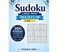 Medium Sudoku Collection Vol 1: 200 Medium Large Print Sudoku Puzzles for Adults & Seniors | Relaxing Brain Games to Improve Focus, Logic & Memory (Medium Sudoku Collection Series)