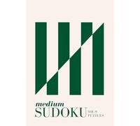 Medium Sudoku: Pretty Travel Size Bauhaus Sudoku Puzzle A5 Size | Focus. Flow. Clarity.