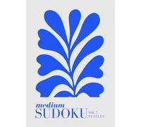 Medium Sudoku: Pretty Travel Size Sudoku Puzzle A5 Size