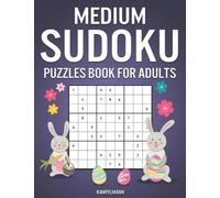 Medium Sudoku Puzzles Book for Adults: 365 Intermediate Difficulty Sudokus for Adults with Solutions - Easter Edition