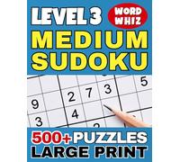 MEDIUM SUDOKU PUZZLES LARGE PRINT: Relaxing Sudoku Book for Kids, Teens, Adults & Seniors - Over 500 Puzzles & Solutions - Brain Training Activity Game (Love Sudoku)