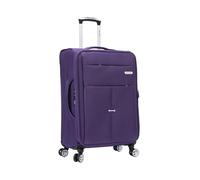 Medium Suitcase 24" Super Lightweight Luggage 20% Expandable 4 Wheels Spinner 3-Digit Combination Lock Soft Shell Luggage for 15 to 20kg