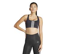 Adidas Powerimpact 3 Stripes Medium Impact Sports Bra Black L / AB Woman