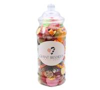 Medium Sweet Jar - Retro & Traditional Sweets Pink & White Mice