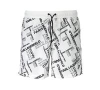 Medium Swim Boxers - male - Karl Lagerfeld - Beachwear - White - S - Swimwear S