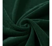 Medium Thick Stretch Velvet Fabric 160cm Wide Velour Fabric Sold by Meter for Upholstery Curtain Home Furnishing Backdrops Upholstering Furniture Tablecloths(Color:20 Dark Green)