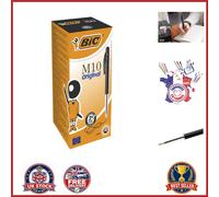 Medium Tip Black Ballpoint Pens 50 Pack Retractable for Writing and Doodling
