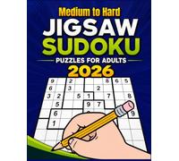 Medium to Hard Jigsaw Sudoku Puzzles for Adults 2026: Loco Sudoku Adult Puzzle Book