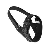 Medium To Large Size Dog Reflective Muzzle, Semi Enclosed Pet Muzzle, Avoid Tearing, Barking, And Accidental Ingestion, Dog Accessories(Black,L)