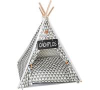Medium to Small Pet Teepee Tent Little Dove Pet Teepee House for Dogs and Cats OAOAPLOS