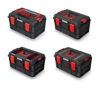 (Medium tool box, Tech - rails for G clamps) Kistenberg XBlock Modular Rolling Toolbox Wheels Various Polypropylene Lockable