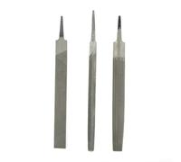 Medium Toothed Steel Files 150mm Set for Filing and Sanding in Woodworking and Metalworking (Square file)