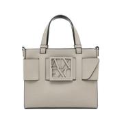 Medium Tote Bag - female - Armani Exchange - Shopping Bags - Beige - ONE SIZE - Bags ONE SIZE