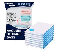 Medium Travel Vacuum Storage Bags for Clothes - 50x70cm - Pack of 6