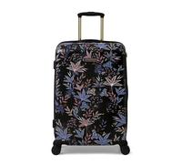 Medium Trolley Spinner Suitcase - Black Botanic Black Botanic