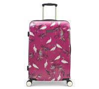 Medium Trolley Spinner Suitcase - Pink Heron Pink Heron
