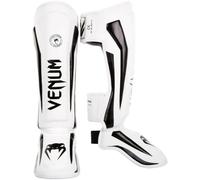 (Medium) Venum Mma Muay Thai Elite Shin Guards - White/Black