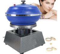 Medium Vibration Polishing Machine, Jade Grinding Polishing Machine, Vibration Grinder, Metal Deburring Machine, Vibration Barrel, for Gems, Jade, Stone Polishing ,220V