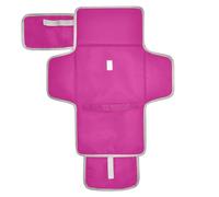 Medium Violet Red Solid Color Pure Plain Purple Reusable Changing pad Baby with Tissue Pocket Diaper mat Changing pad Travel Lightweight & Foldable Changing Station cambiador de pa?ales para