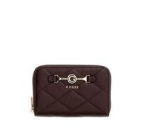 GUESS Purse Frances SLG Zip Around Wallet Brown Dark Brown
