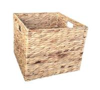Medium Water Hyacinth Square Storage Basket