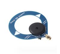 Medium Wave and Short Wave Portable Loop Antenna Set - 2 Piece Circular Doughnut Antenna Kit for Radio Frequency Differentiation - Lightweight Signal Reception Equipment