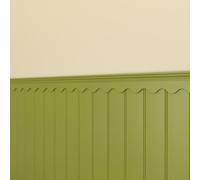 Medium Wavy Trims - Unprimed - 1m Long - Wall and Shelf Edging MDF Wood (by Trims & Co.)