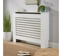 York Medium Radiator Cover Unit Home Source White One Size
