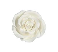 Medium White Soft Sugar Roses 50mm, Box of 10