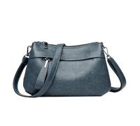 Medium Women's Korean Version Single Shoulder Shoulder Bag Simple Mother Atmosphere All Bicycle Shoulder Bags Men (Blue, One Size)