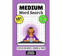 Medium Word Search Puzzle Book: 50+ Fun & Easy-to-Read Puzzles Exploring Psychic Visions, Spirit Guides & The Afterlife, Gift for Clairvoyants Lovers & Seekers, Adults, Seniors & Teens