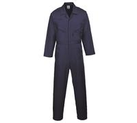 (Medium x Tall, Navy) Portwest Mens Liverpool-zip Workwear Coverall (Pack of 2)